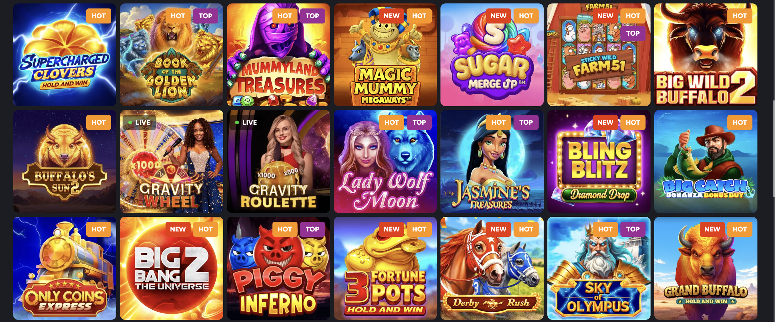 red 1 casino games